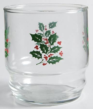Holly On the Rocks Glass