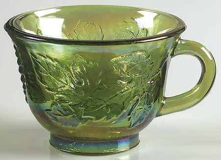 Princess Green Carnival by Indiana Glass