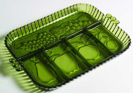 Fruits Green by Indiana Glass