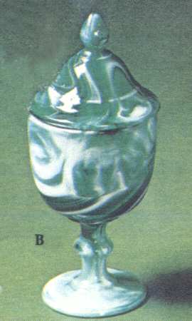 Hoffman House Jade Slag by Imperial Glass-Ohio