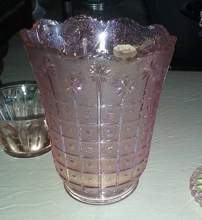 42752-Pink Carnival by Imperial Glass-Ohio