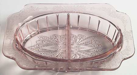 Adam Pink 8" Oval 2 Part Relish