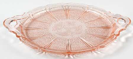 Cherry Blossom Pink Handled Tray