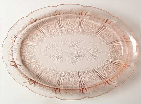 Cherry Blossom Pink 11" Oval Platter