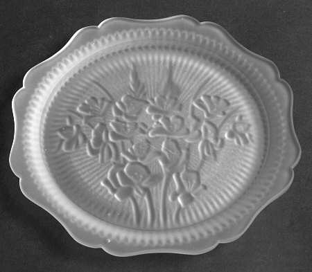 Iris Clear Luncheon Plate