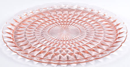Windsor Pink Torte Plate by Jeannette