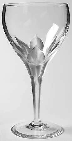 Jasmin Frosted Water Goblet
