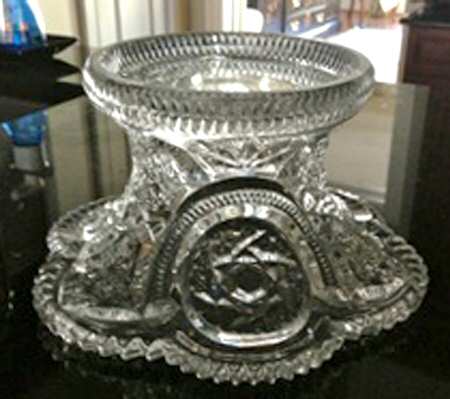 Azmoor Punch Bowl Stand by Jefferson Glass