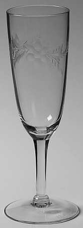 JWY1 Fluted Champagne by J W Racinger Crystal