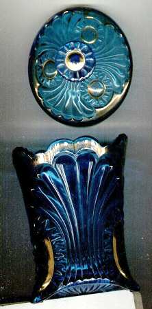 Tokyo Blue Gold by Jefferson Glass