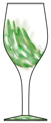 Argento Kiwi by Julia Knight Glass