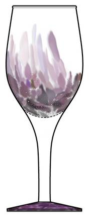 Argento Amethyst by Julia Knight Glass