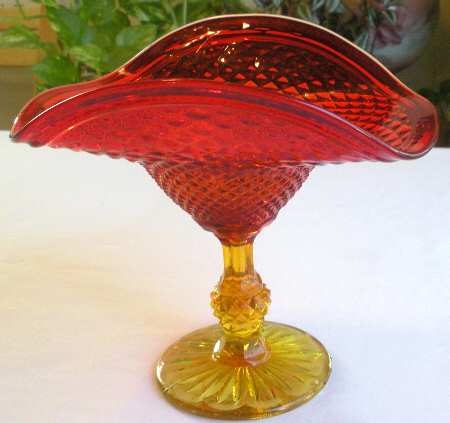Diamond Point Amberina by Ivima