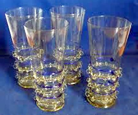 Harriet Green and Cobalt by Juliska Glassware
