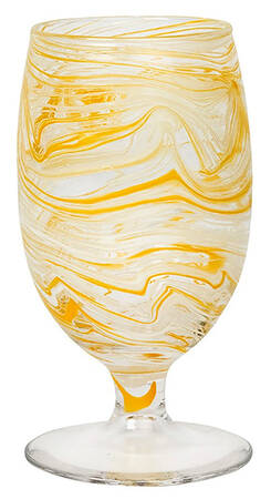 Puro Marbled Yellow by Juliska Glassware