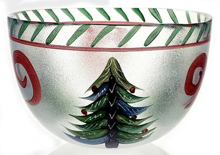 Christmas 8" Round Bowl