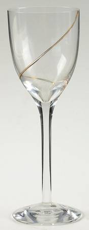 Line Gold Sherry Glass