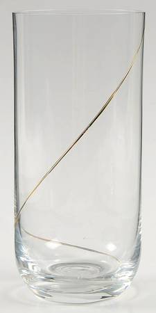 Line Gold Highball Glass