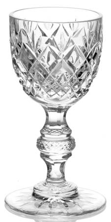 Cherry Diamond & Fan Cordial Glass