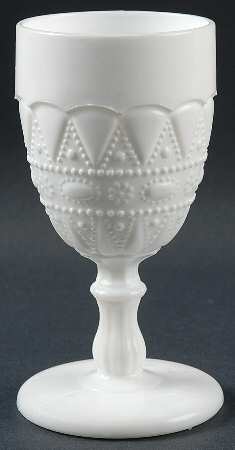 Lace and Dewdrop Milk Glass by Kemple