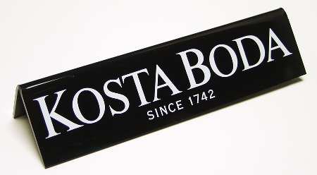 Advertising Signs by Kosta-Boda
