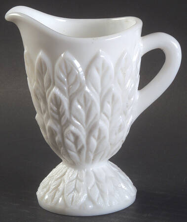 Leaf Milk Glass by Kanawha