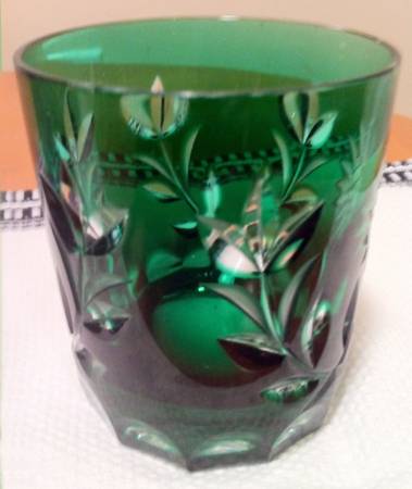Margaret Emerald Green Double Old Fashioned