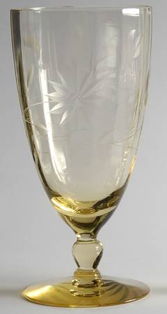 Jubilee Yellow 10 Oz Footed Tumbler