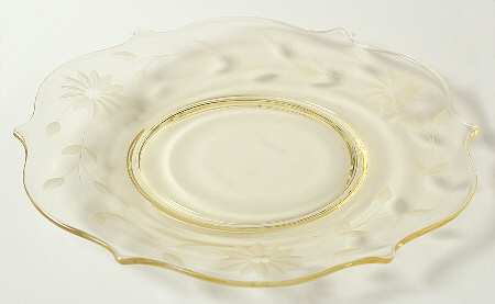Jubilee Yellow Luncheon Plate