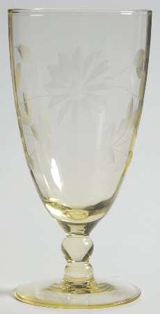 Jubilee Yellow Juice Glass