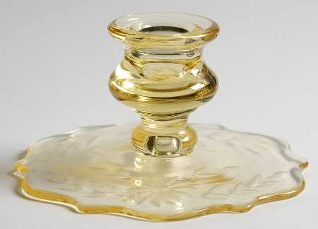 Jubilee Yellow Single Light Candlestick