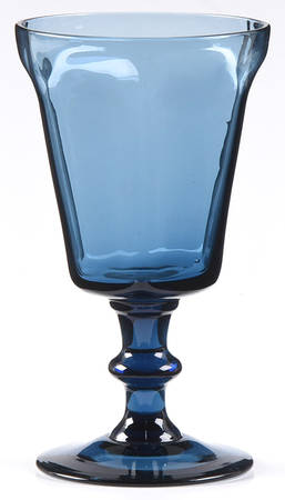 Antique Dark Blue Juice Glass