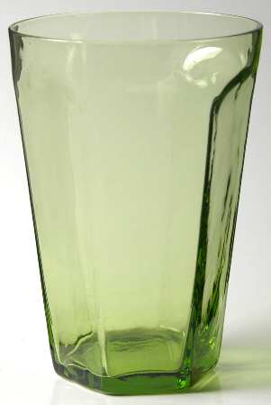 Antique Jade Green Highball Glass