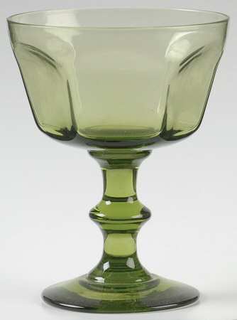 Antique Jade Green Champagne/Tall Sherbet