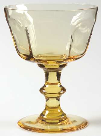 Antique Yellow Champagne/Tall Sherbet