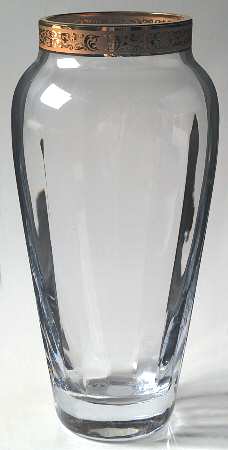 Autumn (Wide Gold Band) Large Vase