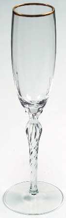 Citation Gold Fluted Champagne