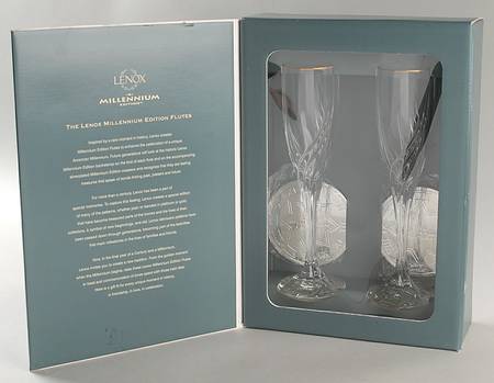 Debut Gold (Set of 2 Boxed) Millennium Fluted Champagne
