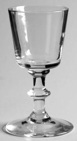 Embassy House Clear Cordial Glass