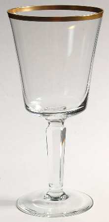 Eternal (Gold Trim) Water Goblet