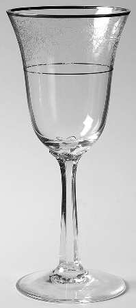 Fair Lady (Platinum Trim) Wine Glass