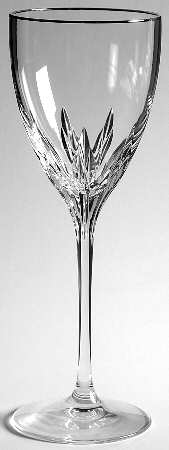Firelight Platinum Water Goblet
