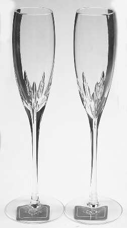 Firelight Clear (Set of 2 Boxed) Millennium Fluted Champagne