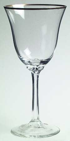 Hayworth (Gold Trim) Water Goblet