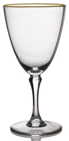 Mansfield (Gold Trim) Water Goblet