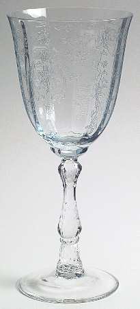 Navarre Blue Water Goblet by Lenox
