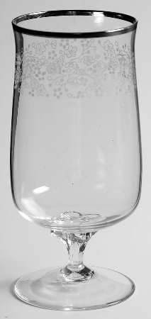 Plum Blossoms (Platinum Trim) Iced Tea by Lenox
