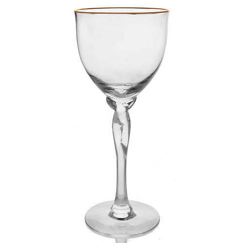 Rhythm Gold Wine Glass