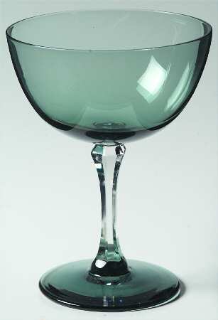 Sapphire Smoke Bowl Champagne/Tall Sherbet