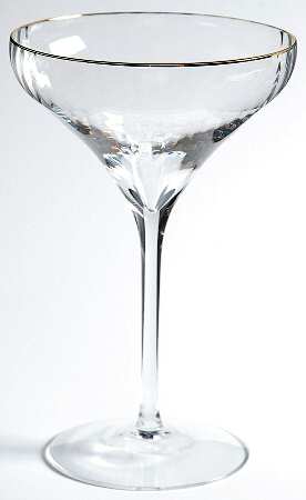 Statuesque Optic (Gold) Champagne/Tall Sherbet